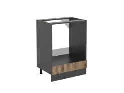 Vicco Herdumbauschrank R-Line Artisan-Eiche/Anthrazit 60 cm ohne Arbeitsplatte< Einbauküchen