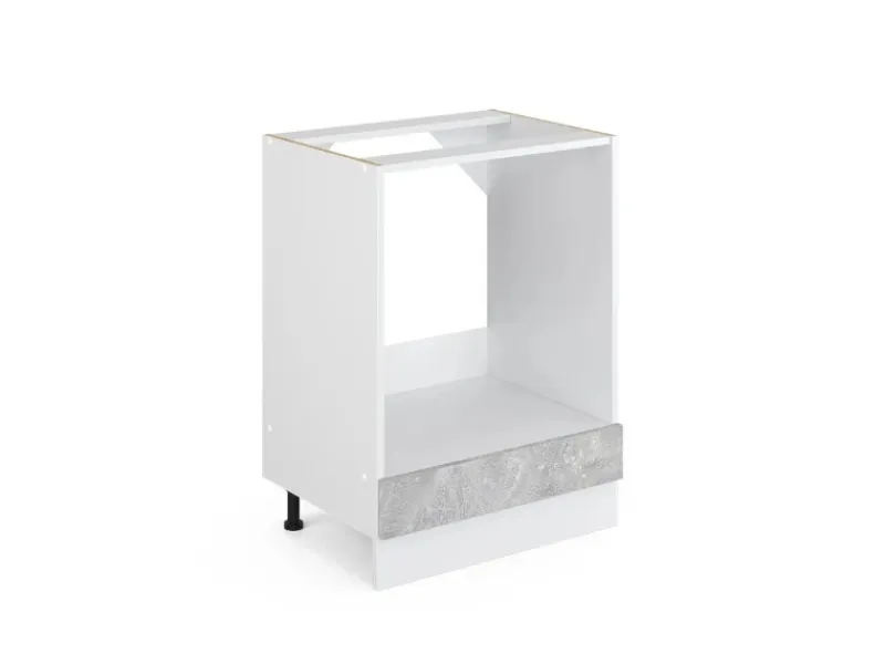 Sale Vicco Herdumbauschrank R-Line Herdschrank /Weiß 60 cm AP Anthrazit Beton