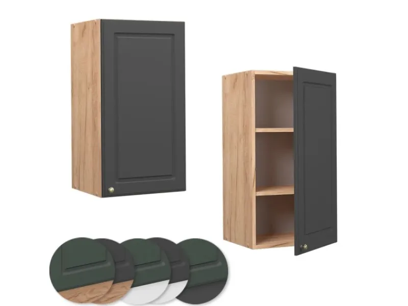 Küchenschränke<Vicco Hängeschrank Fame-Line Hängender Küchenschrank -Gold/Goldkraft Eiche 40 cm