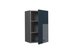 Vicco Hängeschrank Fame-Line Hängender Küchenschrank Hochglanz/Anthrazit 45 cm< Pfannen|Küchenschränke
