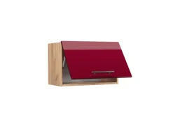 Vicco Hängeschrank Fame-Line Bordeaux Hochglanz/Goldkraft Eiche 60 cm Flach< Küchenschränke