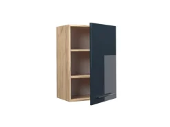 Clearance Vicco Hängeschrank Fame-Line Hochglanz/Goldkraft Eiche 50 cm Dunkelblau