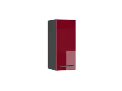 Herde|Kühlschränke<Vicco Hängeschrank Fame-Line Hängender Küchenschrank Bordeaux Hochglanz/Anthrazit 30 cm