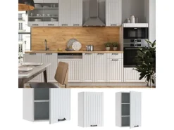 Hot Vicco Hängeschrank Fame-Line Hängender Küchenschrank Landhaus/ 45 cm Weiß