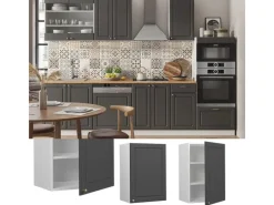 Küchenschränke<Vicco Hängeschrank Fame-Line Hängender Küchenschrank -Gold/Weiß 50 cm