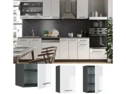 Küchenschränke<Vicco Hängeschrank Fame-Line Hängender Küchenschrank Hochglanz/Anthrazit 45 cm