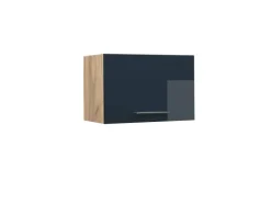 Küchenschränke<Vicco Hängeschrank Fame-Line Hochglanz/Goldkraft Eiche 60 cm Flach