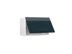 Discount Vicco Hängeschrank Fame-Line Hängender Küchenschrank Hochglanz/Weiß 60 cm Flach Dunkelblau