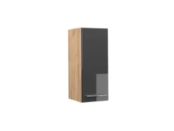 Vicco Hängeschrank Fame-Line Hochglanz/Goldkraft Eiche 30 cm< Küchenschränke