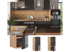 Vicco Hängeschrank Fame-Line Hochglanz/Goldkraft Eiche 30 cm< Küchenschränke