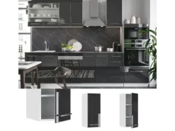 Vicco Hängeschrank Fame-Line Hängender Küchenschrank Hochglanz/Weiß 30 cm< Küchenschränke