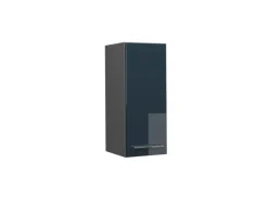 Hot Vicco Hängeschrank Fame-Line Hängender Küchenschrank Hochglanz/Anthrazit 30 cm Dunkelblau