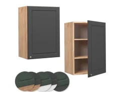 New Vicco Hängeschrank Fame-Line Hängender Küchenschrank -Gold/Goldkraft Eiche 50 cm Anthrazit
