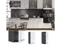 Küchenschränke<Vicco Hängeschrank Fame-Line Hängender Küchenschrank Hochglanz/Anthrazit 30 cm