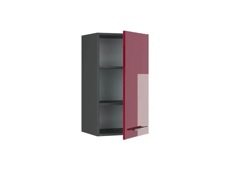 Küchenschränke<Vicco Hängeschrank Fame-Line Hängender Küchenschrank Bordeaux Hochglanz/Anthrazit 40 cm