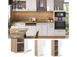 Küchenschränke<Vicco Hängeschrank Fame-Line Hängender Küchenschrank Hochglanz/Goldkraft Eiche 40 cm