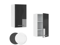 Küchenschränke<Vicco Hängeschrank Fame-Line Hängender Küchenschrank Hochglanz/Weiß 40 cm
