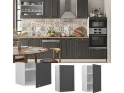 Küchenschränke<Vicco Hängeschrank Fame-Line Hängender Küchenschrank -Gold/Weiß 45 cm