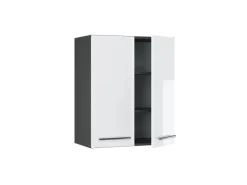Vicco Hängeschrank Fame-Line Hängender Küchenschrank Hochglanz/Anthrazit 60 cm< Küchenschränke