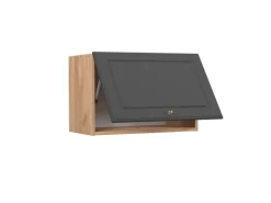 Vicco Hängeschrank Fame-Line -Gold/Goldkraft Eiche 60 cm Flach Anthrazit