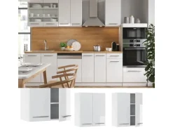 Discount Vicco Hängeschrank Fame-Line Hängender Küchenschrank Hochglanz/ 60 cm Weiß