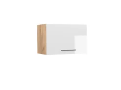 Küchenschränke<Vicco Hängeschrank Fame-Line Hochglanz/Goldkraft Eiche 60 cm Flach