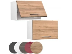Herde<Vicco Hängeschrank Fame-Line Hängender Küchenschrank Goldkraft /Weiß 60 cm Flach