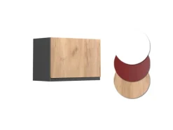 Küchenschränke<Vicco Hängeschrank R-Line Goldkraft /Anthrazit 60 cm J-Shape Flach