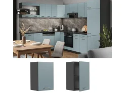 Best Vicco Hängeschrank R-Line Hängender Küchenschrank Blau-Grau/Anthrazit 40 cm Blaugrau