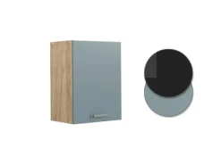 Küchenschränke<Vicco Hängeschrank R-Line Hängender Küchenschrank Blau-Grau/Goldkraft Eiche 45 cm