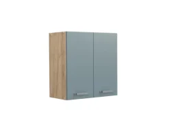 Küchenschränke<Vicco Hängeschrank R-Line Hängender Küchenschrank Blau-Grau/Goldkraft Eiche 60 cm