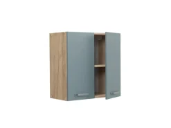 Küchenschränke<Vicco Hängeschrank R-Line Hängender Küchenschrank Blau-Grau/Goldkraft Eiche 60 cm