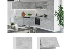 Küchenschränke<Vicco Hängeschrank R-Line Hängender Küchenschrank /Weiß 60 cm Flach