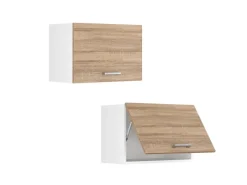 Vicco Hängeschrank R-Line Hängender Küchenschrank Sonoma/Weiß 60 cm Flach< Küchenschränke