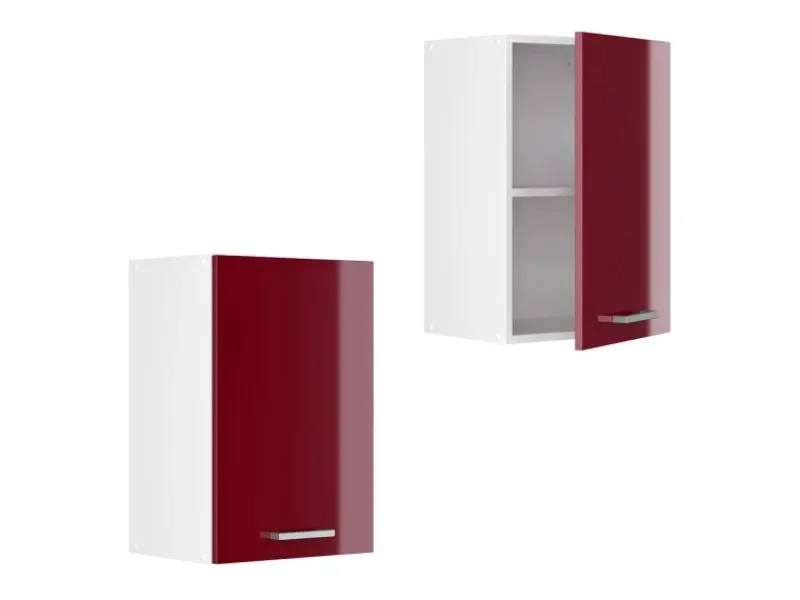 Küchenschränke<Vicco Hängeschrank R-Line Hängender Küchenschrank Bordeaux Hochglanz/Weiß 40 cm
