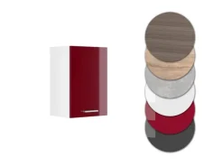 Küchenschränke<Vicco Hängeschrank R-Line Hängender Küchenschrank Bordeaux Hochglanz/Weiß 40 cm