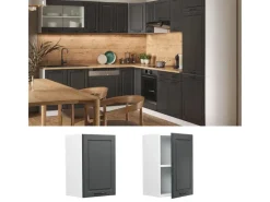Küchenschränke<Vicco Hängeschrank R-Line Hängender Küchenschrank Anthrazit Landhaus/Weiß 40 cm