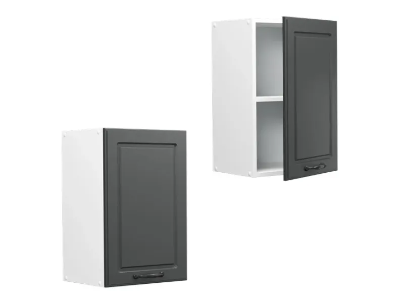 Küchenschränke<Vicco Hängeschrank R-Line Hängender Küchenschrank Anthrazit Landhaus/Weiß 40 cm