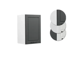 Küchenschränke<Vicco Hängeschrank R-Line Hängender Küchenschrank Anthrazit Landhaus/Weiß 40 cm