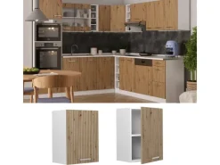 Vicco Hängeschrank R-Line Hängender Küchenschrank Artisan-Eiche/Weiß 45 cm< Küchenschränke