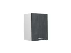 Sale Vicco Hängeschrank R-Line Hängender Küchenschrank Schwarz Beton/Weiß 45 cm Beton Anthrazit