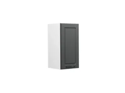 Vicco Hängeschrank R-Line Hängender Küchenschrank Anthrazit Landhaus/Weiß 30 cm< Pfannen|Küchenschränke