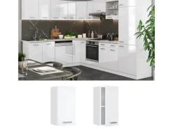 Küchenschränke<Vicco Hängeschrank R-Line Hängender Küchenschrank Hochglanz/ 30 cm