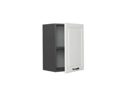 Vicco Hängeschrank R-Line Hängender Küchenschrank Landhaus/Anthrazit 45 cm Weiß