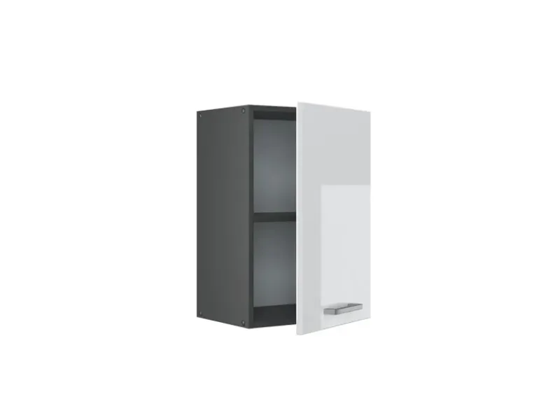 Vicco Hängeschrank R-Line Hängender Küchenschrank Hochglanz/Anthrazit 40 cm< Küchenschränke