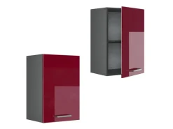 Küchenschränke<Vicco Hängeschrank R-Line Hängender Küchenschrank Bordeaux Hochglanz/Anthrazit 40 cm
