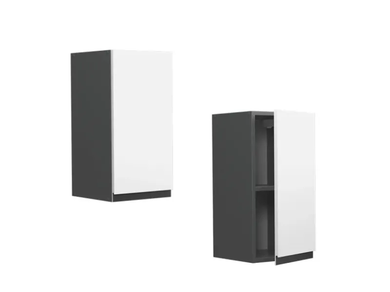 Vicco Hängeschrank R-Line Hängender Küchenschrank /Anthrazit 30 cm J-Shape< Küchenschränke
