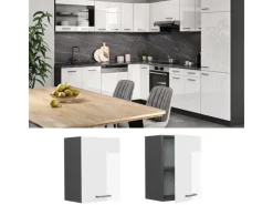 Küchenschränke<Vicco Hängeschrank R-Line Hängender Küchenschrank Hochglanz/Anthrazit 45 cm