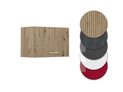 Clearance Vicco Hängeschrank R-Line Hängender Küchenschrank Artisan-Eiche/Goldkraft Eiche 60 cm Flach Artisan Eiche