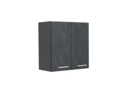 Best Vicco Hängeschrank R-Line Hängender Küchenschrank Schwarz Beton/Anthrazit 60 cm Beton Anthrazit